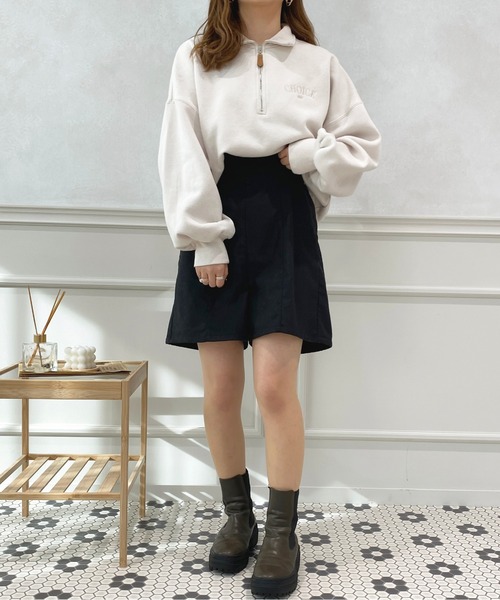 apres jour（アプレジュール）の「ショートパンツ【ZOZOTOWN限定アイテム】（その他パンツ・レディース・ブラック/ダークブラウン・X-LARGE/フリー）」の9枚目の写真
