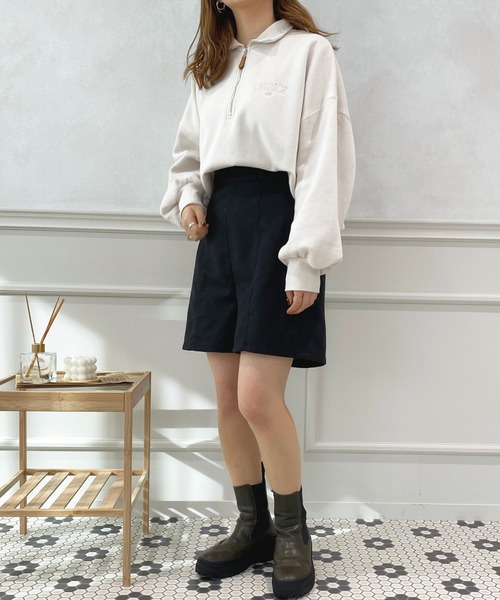apres jour（アプレジュール）の「ショートパンツ【ZOZOTOWN限定アイテム】（その他パンツ・レディース・ブラック/ダークブラウン・X-LARGE/フリー）」の10枚目の写真