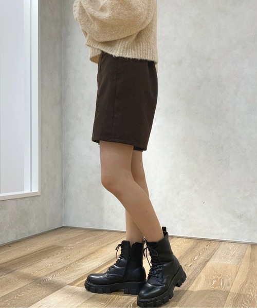 apres jour（アプレジュール）の「ショートパンツ【ZOZOTOWN限定アイテム】（その他パンツ・レディース・ブラック/ダークブラウン・X-LARGE/フリー）」の16枚目の写真