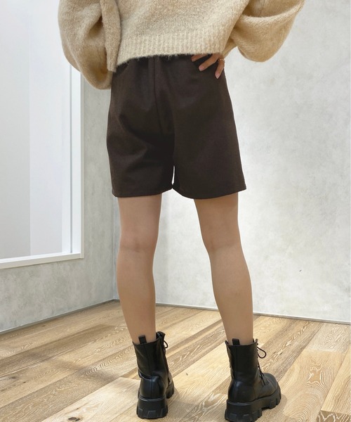 apres jour（アプレジュール）の「ショートパンツ【ZOZOTOWN限定アイテム】（その他パンツ・レディース・ブラック/ダークブラウン・X-LARGE/フリー）」の17枚目の写真