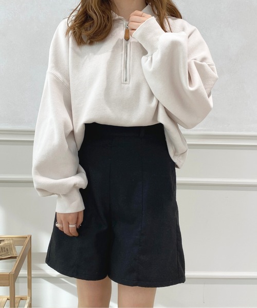 apres jour（アプレジュール）の「ショートパンツ【ZOZOTOWN限定アイテム】（その他パンツ・レディース・ブラック/ダークブラウン・X-LARGE/フリー）」の3枚目の写真