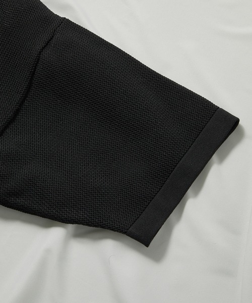 UNION STATION（ユニオンステーション）の「【セットアイテム】メッシュニット 5分袖 レイヤードTシャツ（ニット/セーター・メンズ・グレー/ベージュ/ブルー/グリーン/ブラック・LL/L/M）」の21枚目の写真