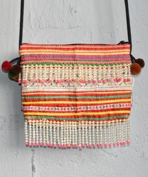 【ヴィンテージ古着】エスニック調 装飾 バッグ