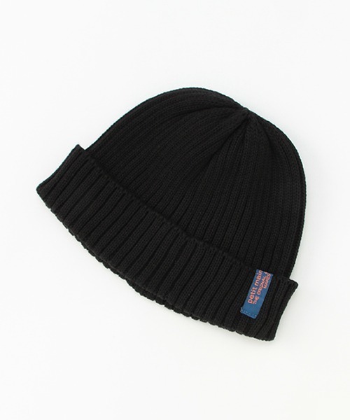 petit main(プティマイン)の「コットンビーニー(ニットキャップ/ビーニー・キッズ・ブラック/ライトグリーン/ライトピンク・52cm/54cm)」の15枚目の写真