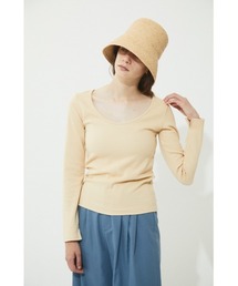 BLACK BY MOUSSY | 2way neck open tops(2ウェイネックオープントップス)(Tシャツ/カットソー)