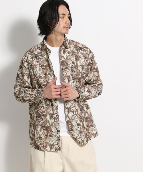 niko and...（ニコアンド）の「[速乾・イージーケア]バティック幾何学柄シャツ（シャツ/ブラウス・メンズ・ブラック/ブラウン/スモーク/ネイビー・SMALL/MEDIUM/LARGE）」の16枚目の写真