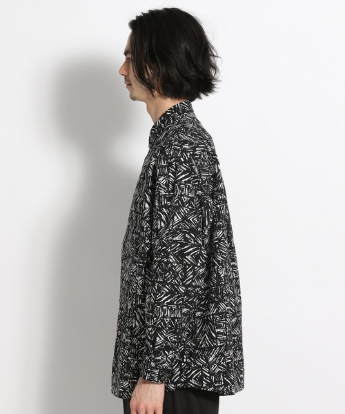 niko and...（ニコアンド）の「[速乾・イージーケア]バティック幾何学柄シャツ（シャツ/ブラウス・メンズ・ブラック/ブラウン/スモーク/ネイビー・SMALL/MEDIUM/LARGE）」の20枚目の写真