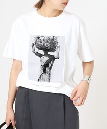 POET MEETS DUBWISE | POET MEETS DUBWISE CARRYING GIRL PHOTO T：カットソー◆(Tシャツ/カットソー)