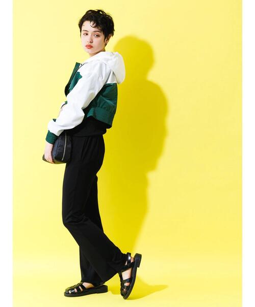 koe（コエ）の「【AVVENENTE】ショートマウンテンパーカー*（マウンテンパーカー・レディース・ブラック/カーキ・M）」の12枚目の写真