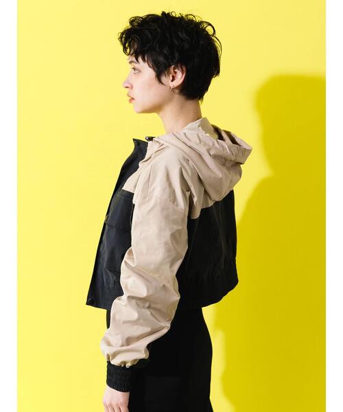 koe（コエ）の「【AVVENENTE】ショートマウンテンパーカー*（マウンテンパーカー・レディース・ブラック/カーキ・M）」の13枚目の写真