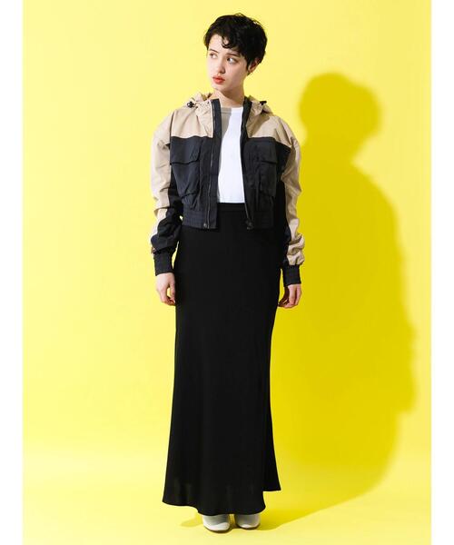 koe（コエ）の「【AVVENENTE】ショートマウンテンパーカー*（マウンテンパーカー・レディース・ブラック/カーキ・M）」の15枚目の写真