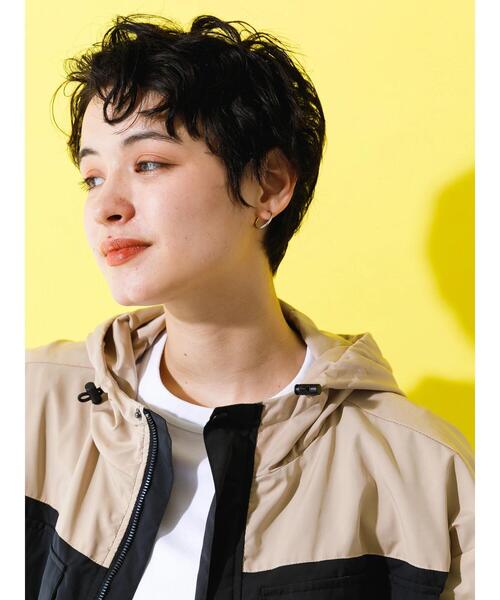 koe（コエ）の「【AVVENENTE】ショートマウンテンパーカー*（マウンテンパーカー・レディース・ブラック/カーキ・M）」の18枚目の写真