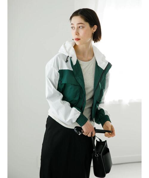 koe（コエ）の「【AVVENENTE】ショートマウンテンパーカー*（マウンテンパーカー・レディース・ブラック/カーキ・M）」の19枚目の写真