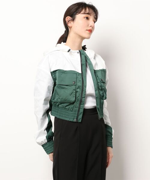 koe（コエ）の「【AVVENENTE】ショートマウンテンパーカー*（マウンテンパーカー・レディース・ブラック/カーキ・M）」の6枚目の写真