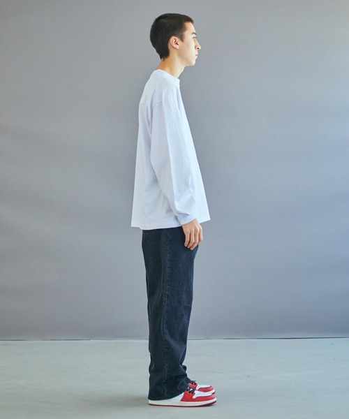 WEGO（ウィゴー）の「WEGO/デニムワイドパンツ（デニムパンツ・メンズ・ブラック/インディゴブルー/ライトインディゴブルー/ホワイト・SMALL/MEDIUM/LARGE）」の14枚目の写真