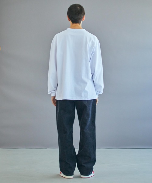 WEGO（ウィゴー）の「WEGO/デニムワイドパンツ（デニムパンツ・メンズ・ブラック/インディゴブルー/ライトインディゴブルー/ホワイト・SMALL/MEDIUM/LARGE）」の13枚目の写真