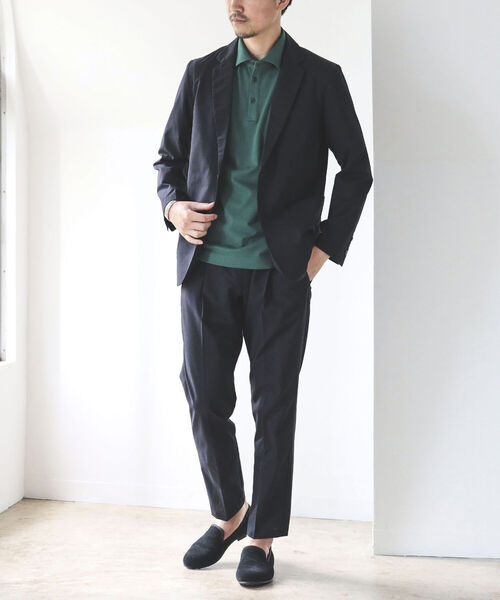 BEAMS LIGHTS（ビームスライツ）の「BEAMS LIGHTS / COOL DOTS(R) 1プリーツ テーパード パンツ（その他パンツ・メンズ・ブラック/ネイビー/グレー・SMALL/MEDIUM/LARGE/X-LARGE）」の15枚目の写真