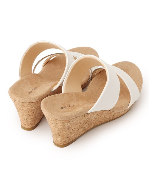 DRESKIP（ドレスキップ）の「◆【歩きやすい/ふかふか/まが～る】 異素材コンビサンダル（サンダル・レディース・ブラック系4/アイボリー系4/こしょう色系5・35/45/25）」の6枚目の写真