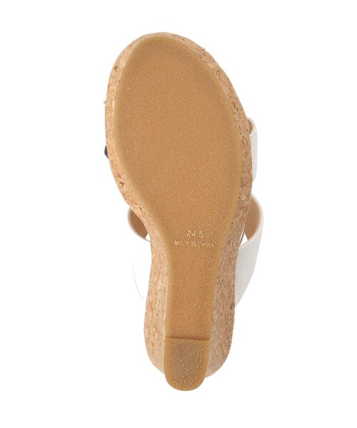 DRESKIP（ドレスキップ）の「◆【歩きやすい/ふかふか/まが～る】 異素材コンビサンダル（サンダル・レディース・ブラック系4/アイボリー系4/こしょう色系5・35/45/25）」の9枚目の写真