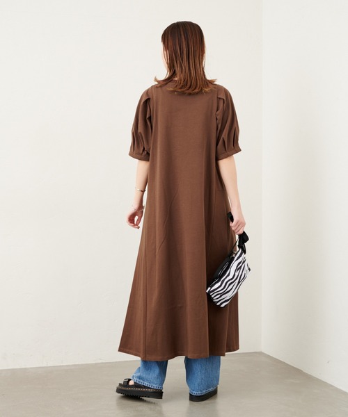 【JOURNAL STANDARD】タックパフサイドフレアワンピース JOURNAL STANDARD（ジャーナルスタンダード）の「タックパフ