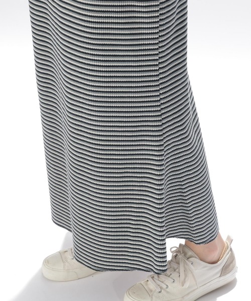 niko and...（ニコアンド）の「マーメイドリブカットスカート（スカート・レディース・ブラック/ホワイト/グリーン/オフホワイト/アクア・MEDIUM/LARGE）」の13枚目の写真