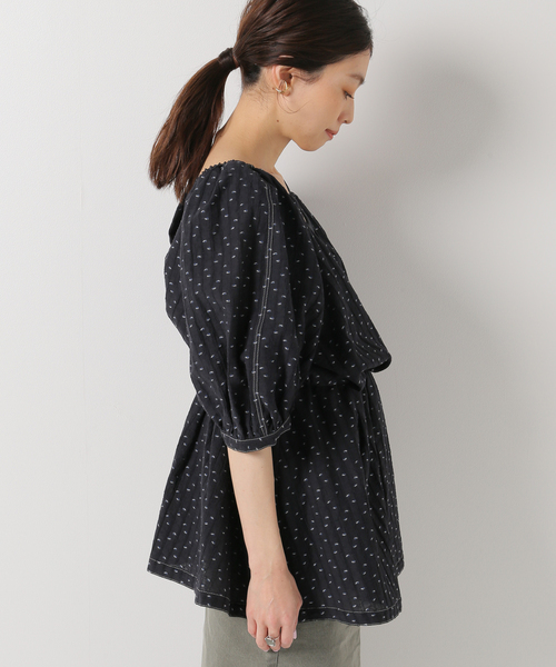 IENA シフォンドビーカシュクールブラウス IENA（イエナ）の「シフォンドビーカシュクールブラウス（シャツ