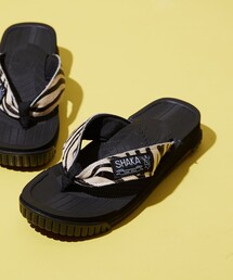 SHAKA/シャカ LAWN SLIDE COW トングサンダル 433198 カウヘア