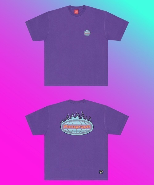 Paragraph(パラグラフ)の「【PARAGRAPH/パラグラフ】22SS042 Ellipse Flame printing T-shirt(Tシャツ/カットソー・レディース・ホワイト/アイボリー/チャコールグレー/ベージュ/ブルー/パープル/その他・FREE)」の7枚目の写真