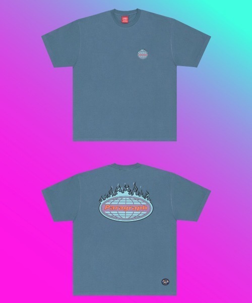 Paragraph(パラグラフ)の「【PARAGRAPH/パラグラフ】22SS042 Ellipse Flame printing T-shirt(Tシャツ/カットソー・レディース・ホワイト/アイボリー/チャコールグレー/ベージュ/ブルー/パープル/その他・FREE)」の6枚目の写真