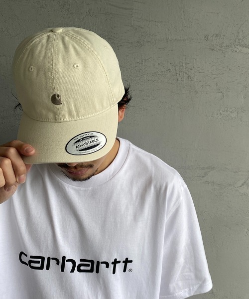 Carhartt WIP（カーハートダブリューアイピー）の「[carhartt WIP/カーハートダブリューアイピー]MADISON ロゴキャップ（キャップ・レディース・サックスブルー/ブラック/ベージュ/ダークグリーン・ONE SIZE）」の2枚目の写真