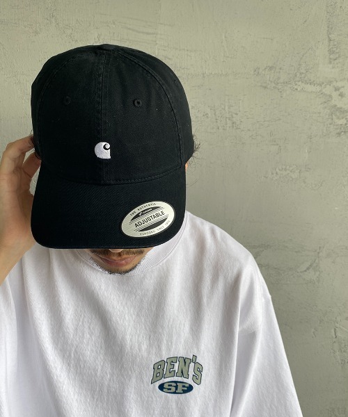 Carhartt WIP（カーハートダブリューアイピー）の「[carhartt WIP/カーハートダブリューアイピー]MADISON ロゴキャップ（キャップ・レディース・サックスブルー/ブラック/ベージュ/ダークグリーン・ONE SIZE）」の10枚目の写真