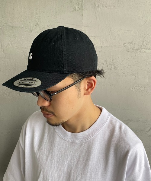 Carhartt WIP（カーハートダブリューアイピー）の「[carhartt WIP/カーハートダブリューアイピー]MADISON ロゴキャップ（キャップ・レディース・サックスブルー/ブラック/ベージュ/ダークグリーン・ONE SIZE）」の11枚目の写真