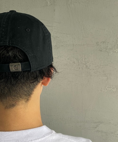 Carhartt WIP（カーハートダブリューアイピー）の「[carhartt WIP/カーハートダブリューアイピー]MADISON ロゴキャップ（キャップ・レディース・サックスブルー/ブラック/ベージュ/ダークグリーン・ONE SIZE）」の15枚目の写真