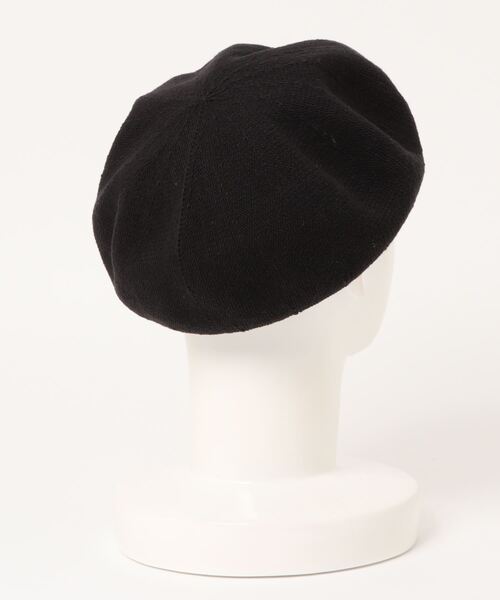 Te chichi TERRASSE（テチチテラス）の「サーモベレー帽（ハンチング/ベレー帽・レディース・ブラック/ライトベージュ・ﾌﾘ-）」の3枚目の写真