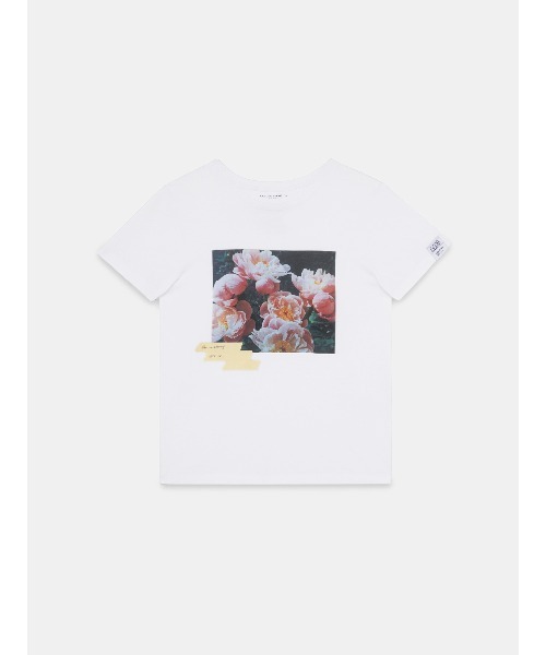 GOLDEN GOOSE（ゴールデングース）の「GOLDEN GOOSE T-shirt white with flower photo print（Tシャツ/カットソー・レディース・ホワイト系その他・SMALL/MEDIUM/LARGE）」の3枚目の写真