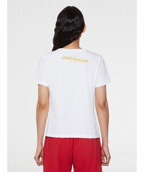 GOLDEN GOOSE（ゴールデングース）の「GOLDEN GOOSE T-shirt white with flower photo print（Tシャツ/カットソー・レディース・ホワイト系その他・SMALL/MEDIUM/LARGE）」の2枚目の写真