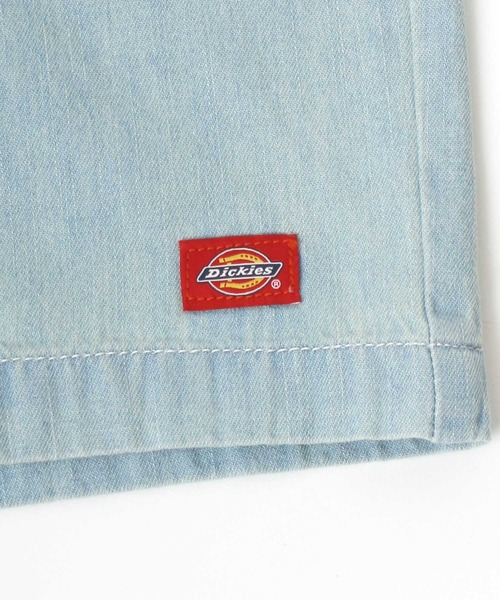 Dickies(ディッキーズ)の「Dickies/ディッキーズ T/Cツイル デニム ワイド ハーフパンツ/ショートパンツ/ショーツ/カラーパンツ(チノパンツ・メンズ・ブラック/ベージュ/インディゴブルー/グリーン/アイボリー/ライトインディゴブルー・M/L/XL)」の11枚目の写真