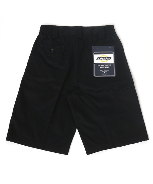 Dickies(ディッキーズ)の「Dickies/ディッキーズ T/Cツイル デニム ワイド ハーフパンツ/ショートパンツ/ショーツ/カラーパンツ(チノパンツ・メンズ・ブラック/ベージュ/インディゴブルー/グリーン/アイボリー/ライトインディゴブルー・M/L/XL)」の22枚目の写真