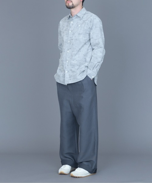 rikolekt（リコレクト）の「fog light Shirt（シャツ/ブラウス・レディース・ブルー/ベージュ/グレー・3/2）」の4枚目の写真