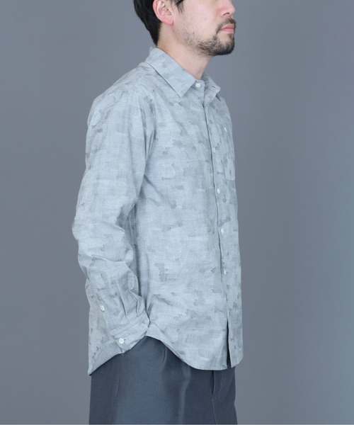 rikolekt（リコレクト）の「fog light Shirt（シャツ/ブラウス・レディース・ブルー/ベージュ/グレー・3/2）」の8枚目の写真