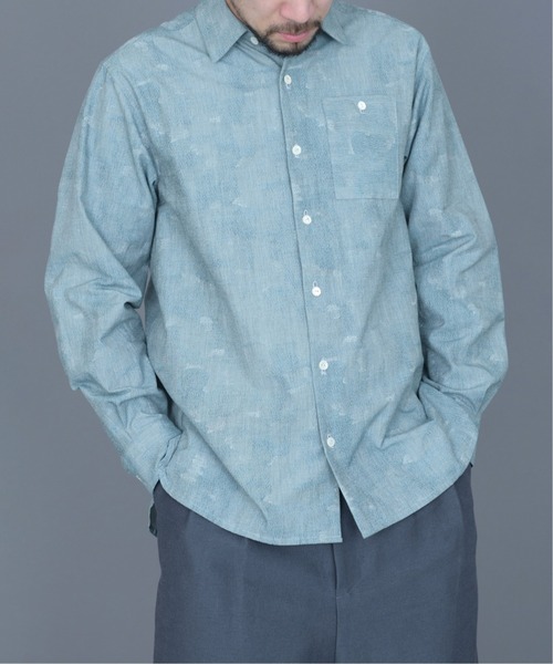 rikolekt（リコレクト）の「fog light Shirt（シャツ/ブラウス・レディース・ブルー/ベージュ/グレー・3/2）」の9枚目の写真