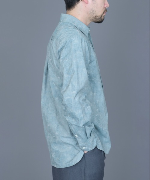 rikolekt（リコレクト）の「fog light Shirt（シャツ/ブラウス・レディース・ブルー/ベージュ/グレー・3/2）」の10枚目の写真