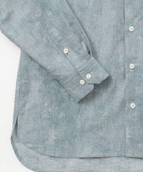 rikolekt（リコレクト）の「fog light Shirt（シャツ/ブラウス・レディース・ブルー/ベージュ/グレー・3/2）」の12枚目の写真