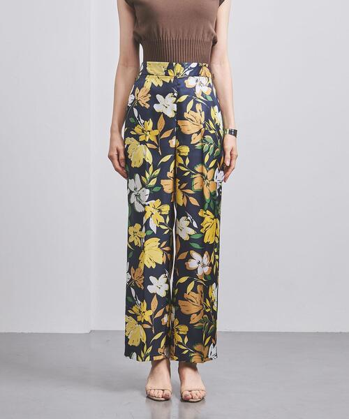 UNITED ARROWS（ユナイテッドアローズ）の「P フラワー プリント パンツ（その他パンツ・レディース・イエロー/ロイヤルブルー・40/38/36）」の3枚目の写真