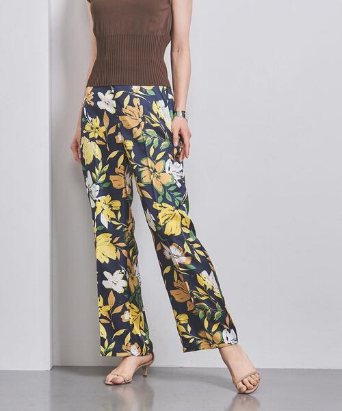 UNITED ARROWS（ユナイテッドアローズ）の「P フラワー プリント パンツ（その他パンツ・レディース・イエロー/ロイヤルブルー・40/38/36）」の12枚目の写真