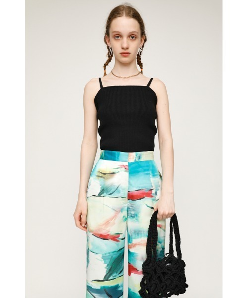 SLY(スライ)の「TWIN STRAP CAMI ツインストラップ キャミソール(キャミソール・レディース・クリアレッド/ダークグリーン/ブラック/マルチ・FREE)」の22枚目の写真