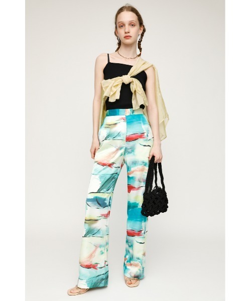 SLY(スライ)の「TWIN STRAP CAMI ツインストラップ キャミソール(キャミソール・レディース・クリアレッド/ダークグリーン/ブラック/マルチ・FREE)」の14枚目の写真