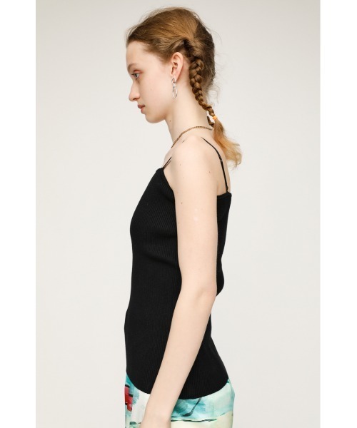 SLY(スライ)の「TWIN STRAP CAMI ツインストラップ キャミソール(キャミソール・レディース・クリアレッド/ダークグリーン/ブラック/マルチ・FREE)」の19枚目の写真