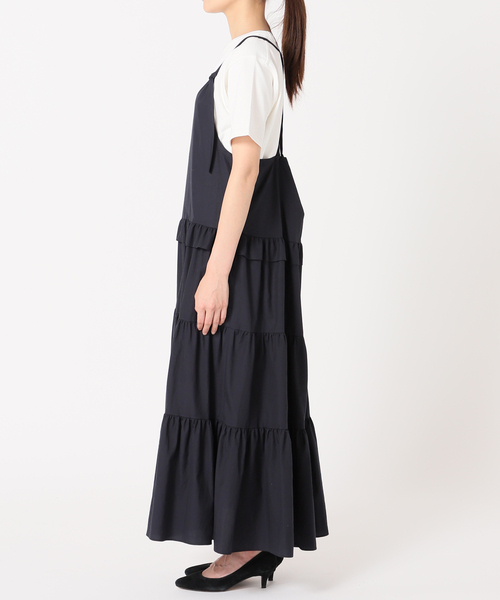 SLOBE IENA(スローブイエナ)の「100/2ブロードティアードワンピ―ス(ワンピース・レディース・ホワイト/ネイビー・FREE)」の20枚目の写真