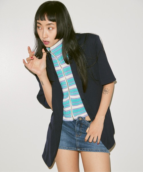 FEKETE(フェケテ)の「HALF TAILORED JACKET / ハーフテーラードジャケット(テーラードジャケット・レディース・ブラック/ネイビー・FREE)」の20枚目の写真